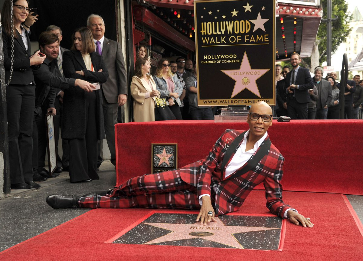 RuPaul ya tiene una estrella en el paseo de la fama