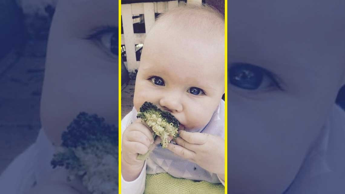 Ésta bebé nunca ha consumido azúcar