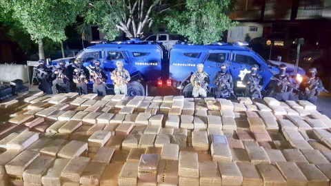 Decomisan más de 5 toneladas de mariguana en Camargo, Tamaulipas