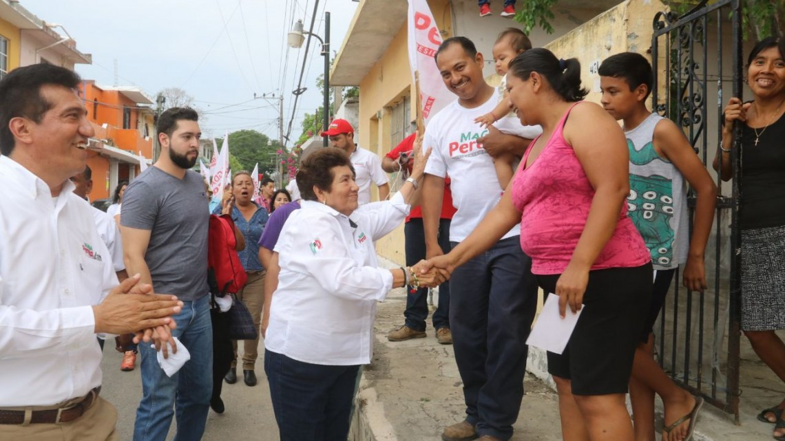 Colonia Lauro Aguirre demuestra su apoyo a Magda Peraza