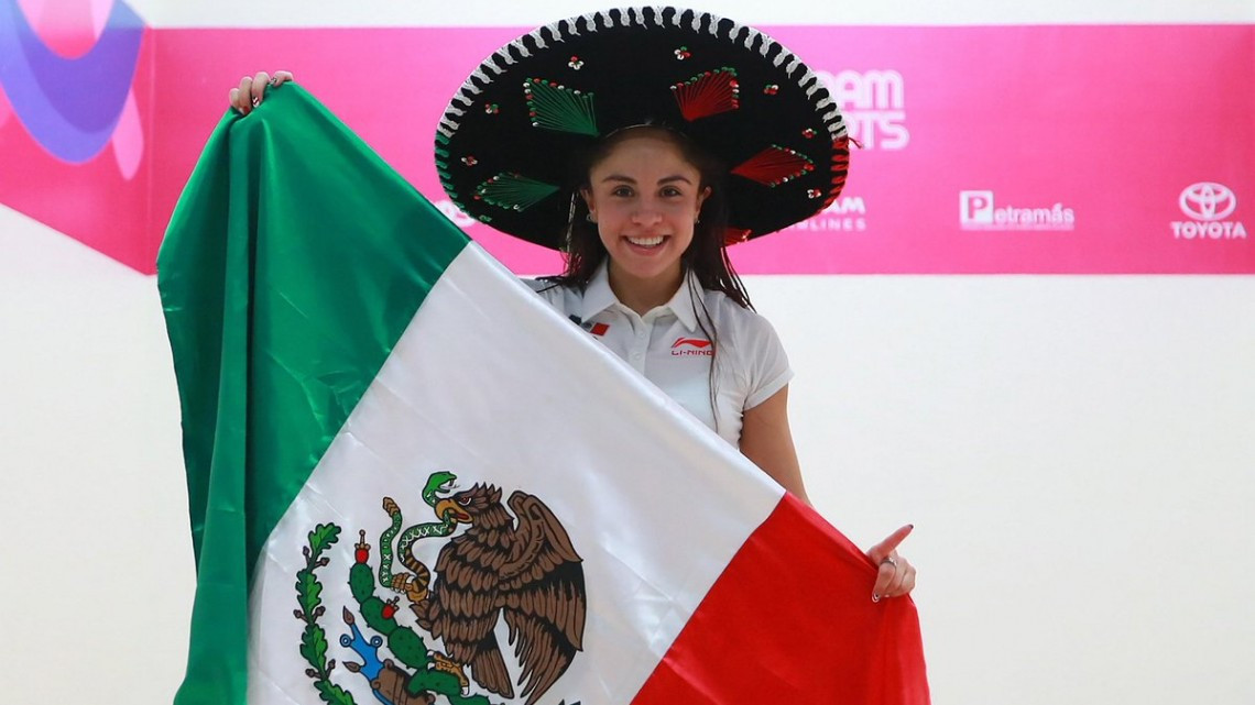 Paola Longoria, tricampeona de racquetbol de los Juegos Panamericanos