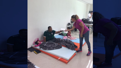 Apoya DIF Reynosa en albergue