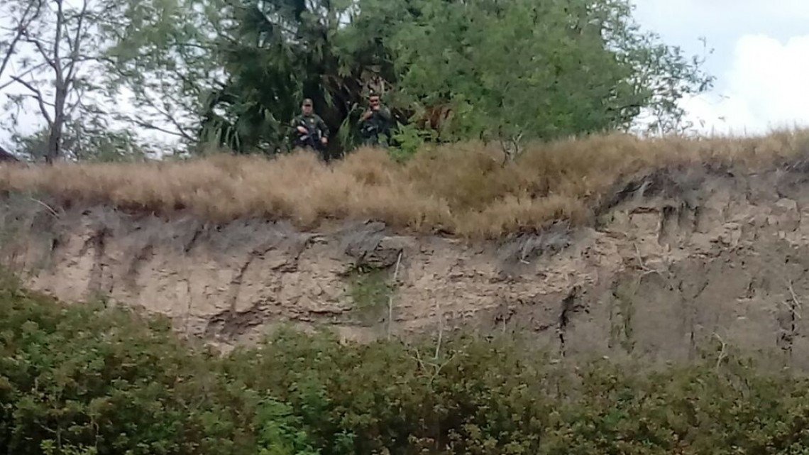 Captura migración a dos borrachos por cruzar el Río Bravo