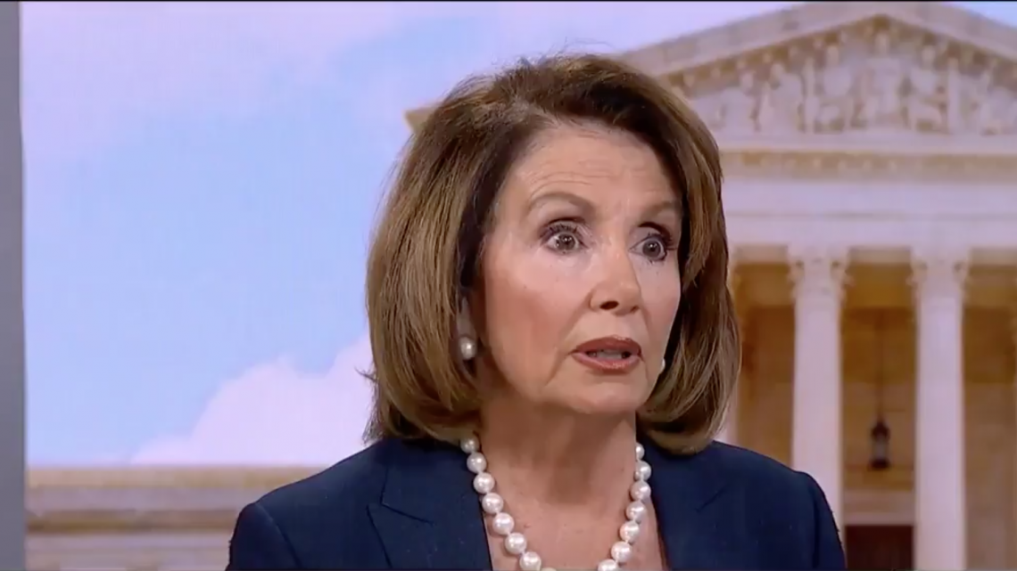 Nancy Pelosi aconseja a Trump que "se vaya a dormir"