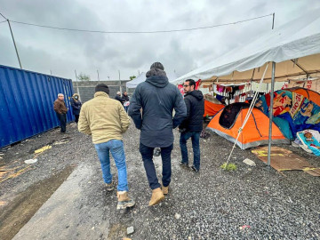 Visita Alncalde y Secretario de Salud Estatal Albergue Temporal Municipal y Senda de Vida 1 y 2