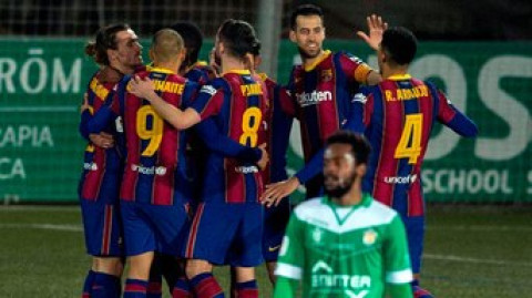 Sufre el Barcelona para ganar en copa