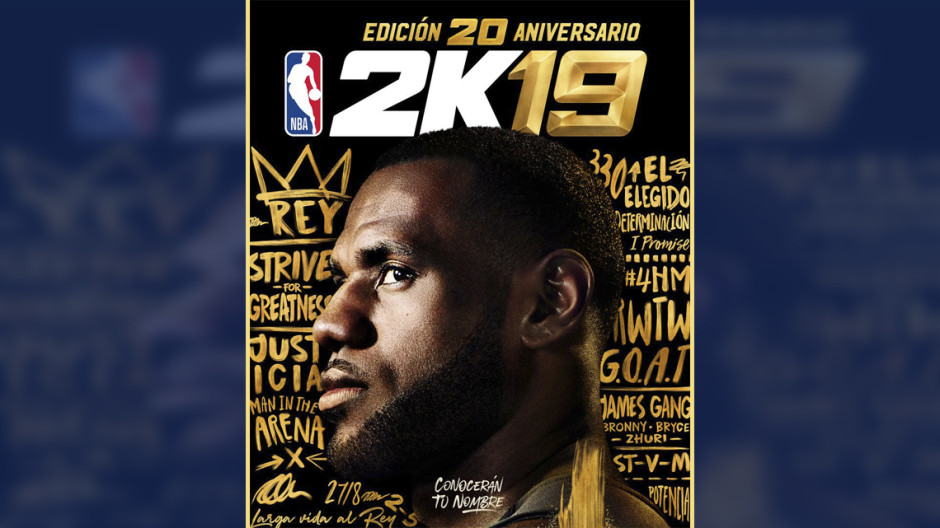 LeBron es la nueva portada del NBA 2K19