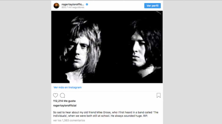 Fallece Mike Grose, primer bajista de Queen