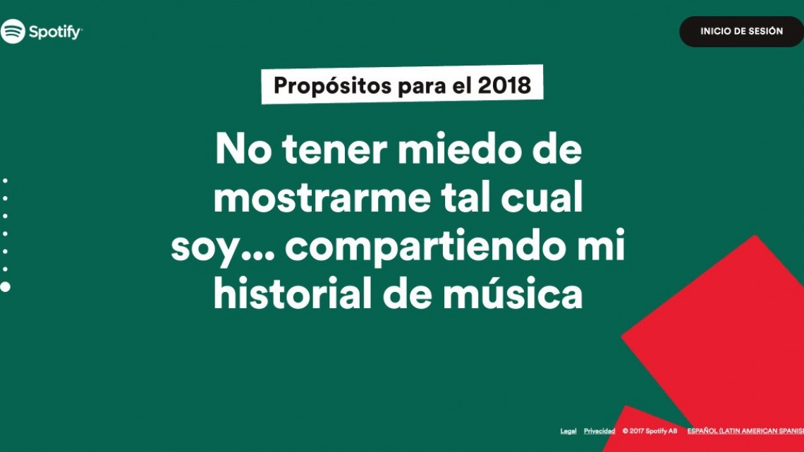 Llega "Wrapped 2017", tu resumen anual a Spotify
