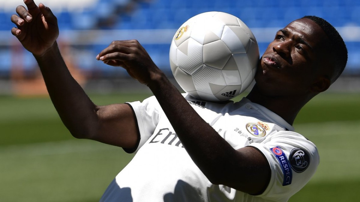 Real Madrid presenta al brasileño Vinicius Jr.