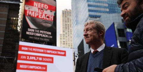 Sigue la campaña para destitución de Trump