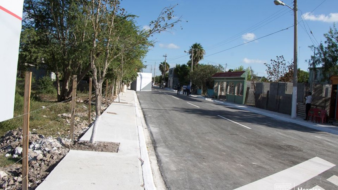 Termina obra de pavimentación