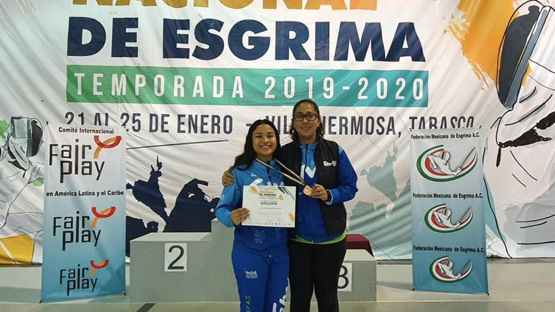  Esgrimistas tamaulipecos lograron medallas en Selectivo Nacional