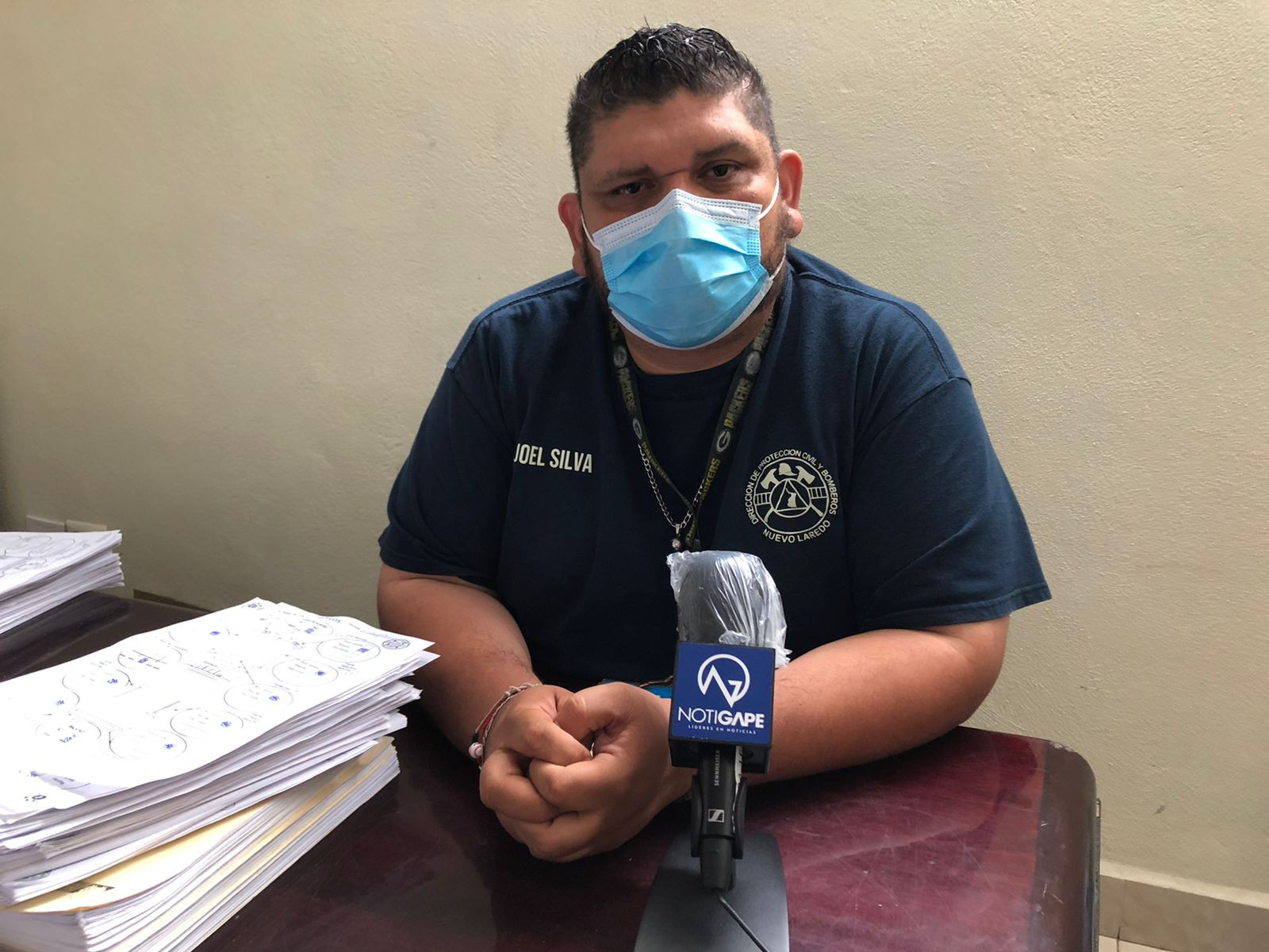 Personal de Protección Civil de Nuevo Laredo se mantiene atento en caso de que lleguen caravanas de migrantes haitianos a la ciudad 