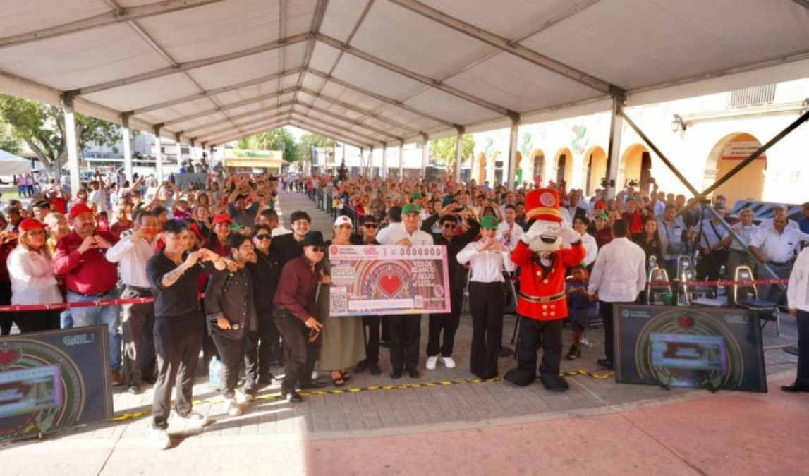 Presentan en Tamaulipas Gran Sorteo Especial “México con M de Migrante”