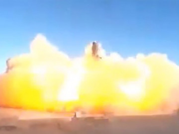 La Starship SN8 de SpaceX explota luego de aterrizaje