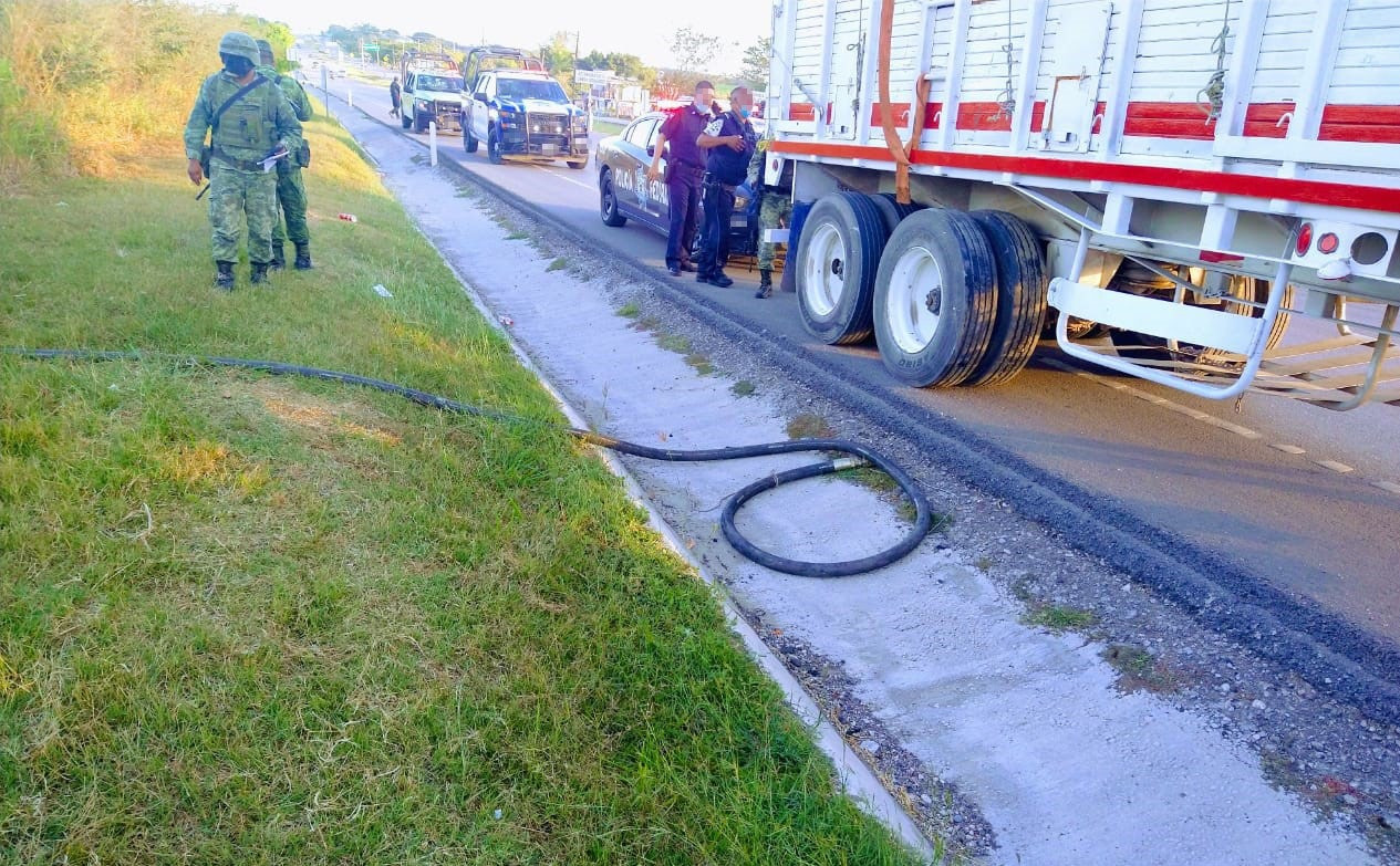 Asegura Policía Estatal 35 Mil litros de combustible y clausura una toma clandestina