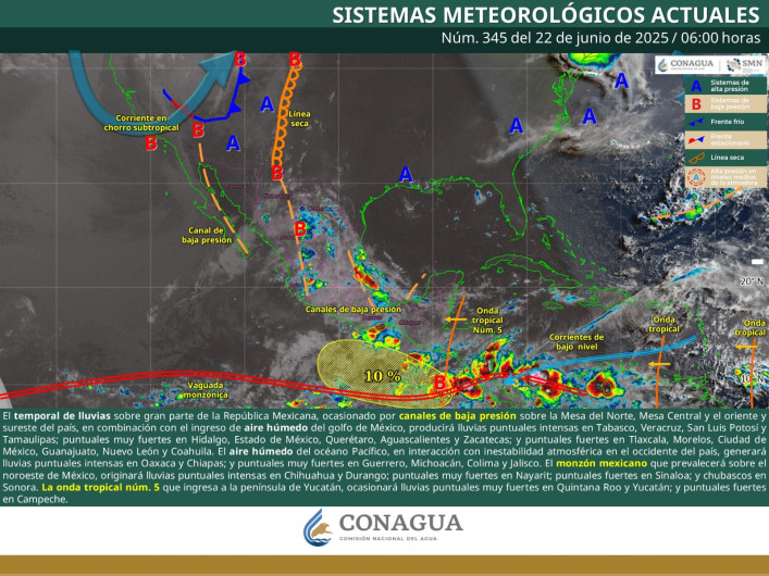 Pronóstico de lluvias moderadas a intensas indica Protección Civil de Reynosa