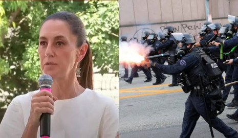 Sheinbaum rechaza detención de 35 mexicanos en redadas de Los Ángeles