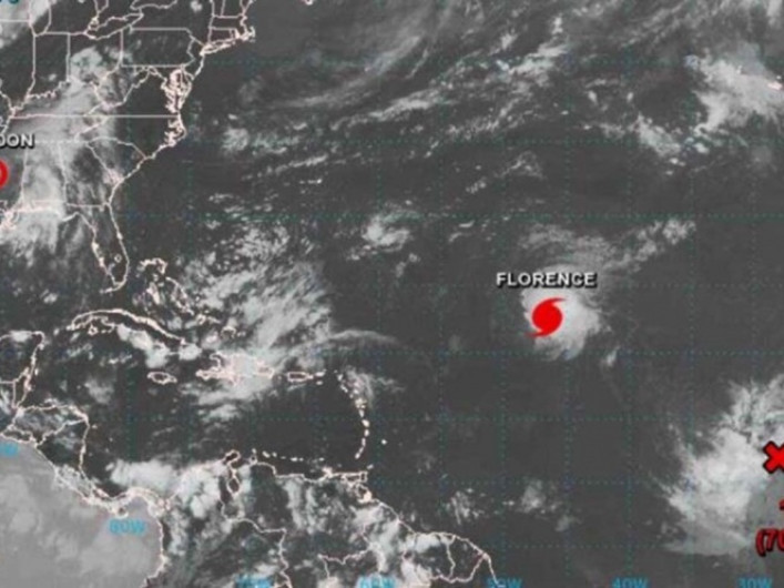 “Florence” alcanza categoría 3, se dirige hacia Bermudas