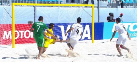 “Tri” de playa pierde con España en Beach Soccer World Wide 2018