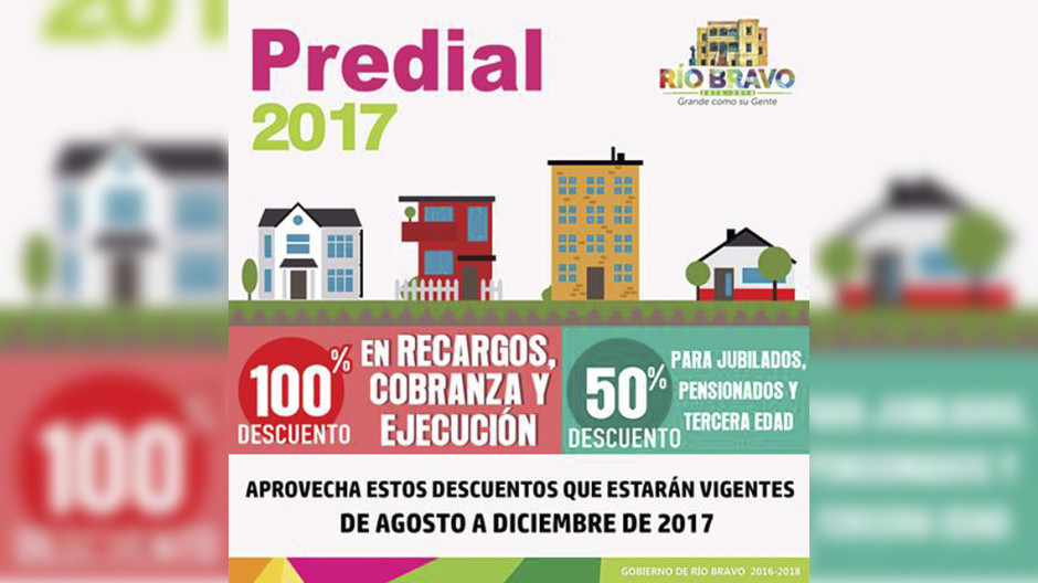 Aprovecha los descuentos del "Predial 2017"