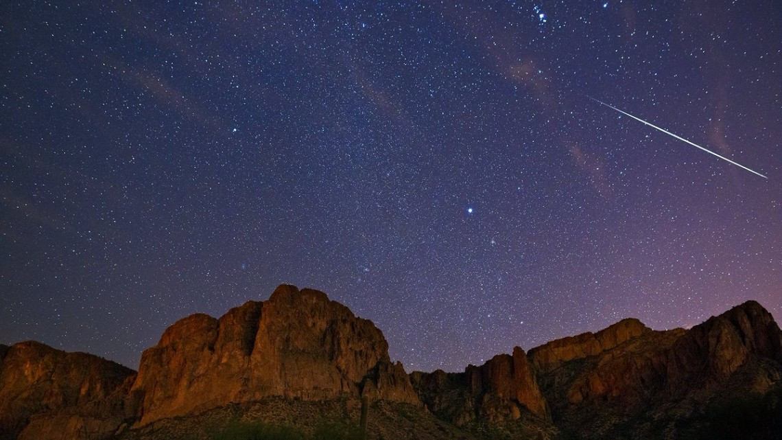 Así se ha vivió la lluvia de las Gemínidas