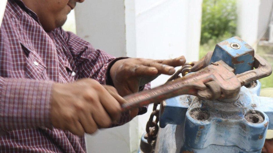 Instaló COMAPA válvula de control en la Planta Potabilizadora Pastor Lozano
