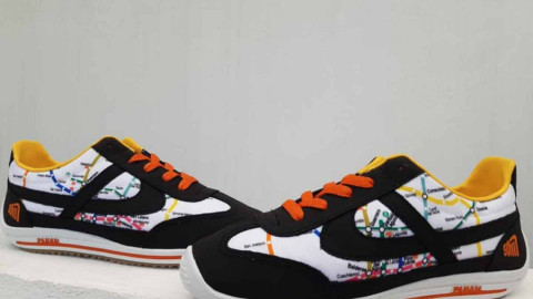 Festejan 50 años del Metro con modelo especial de tenis