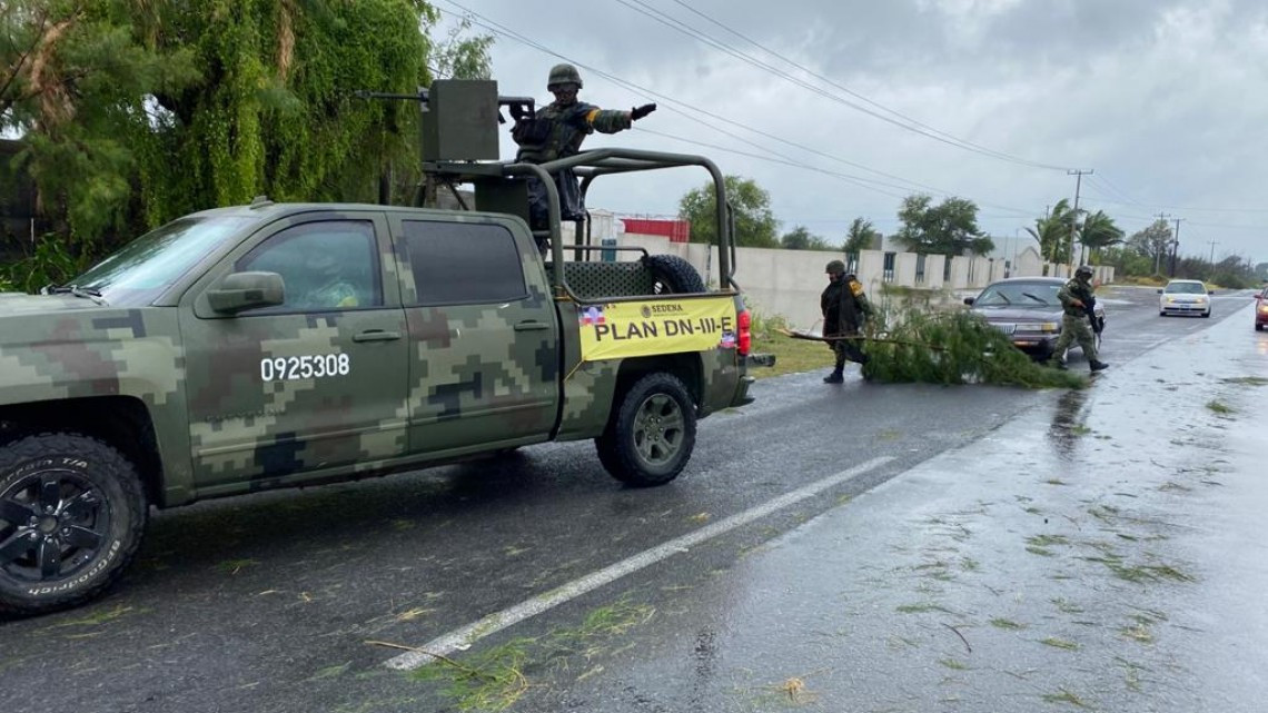 Atienden Gobierno de Matamoros y JAD daños provocados por huracán “Hanna”