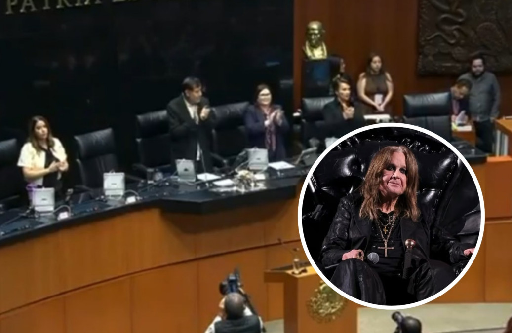 Comisión Permanente del Congreso de la Unión rinde minuto de aplausos a Ozzy Osbourne