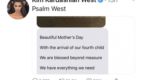 Espectáculos Kim Kardashian presenta a su bebé y revela su nombre