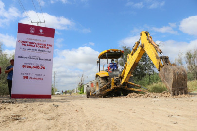 Obras de agua potable beneficiarán a colonia Independencia Nacional