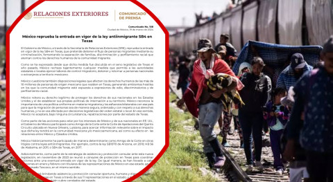 México apelará ley SB4 