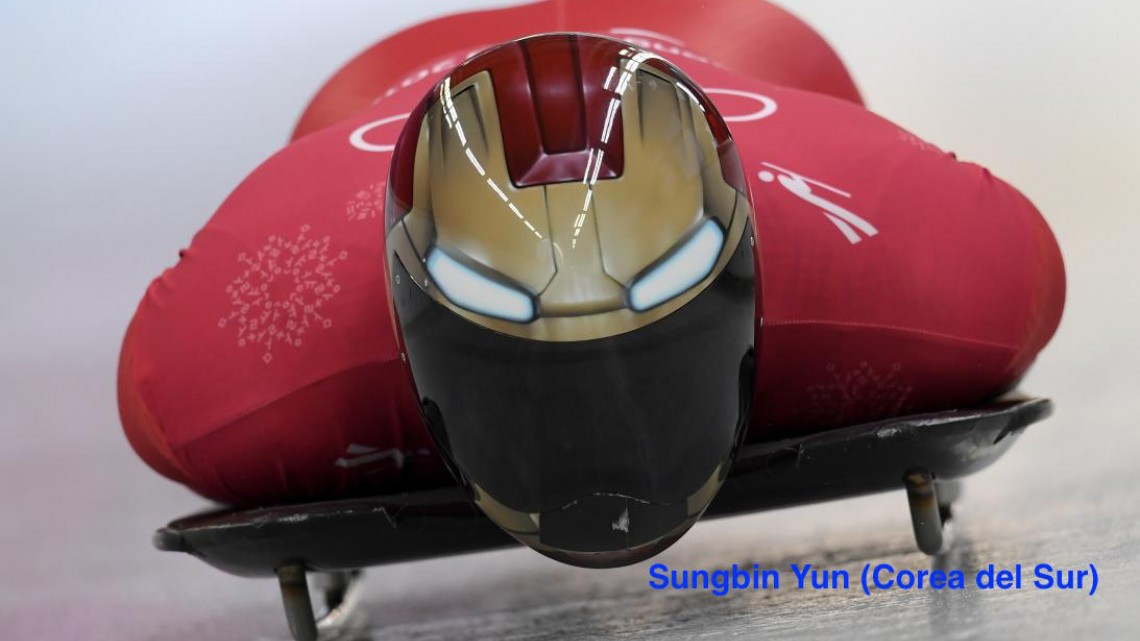 El casco que destaca en PyeongChang 2018