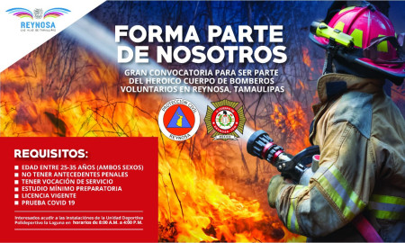 Invita Alcaldesa a hombres y mujeres a ser Bomberos voluntarios 