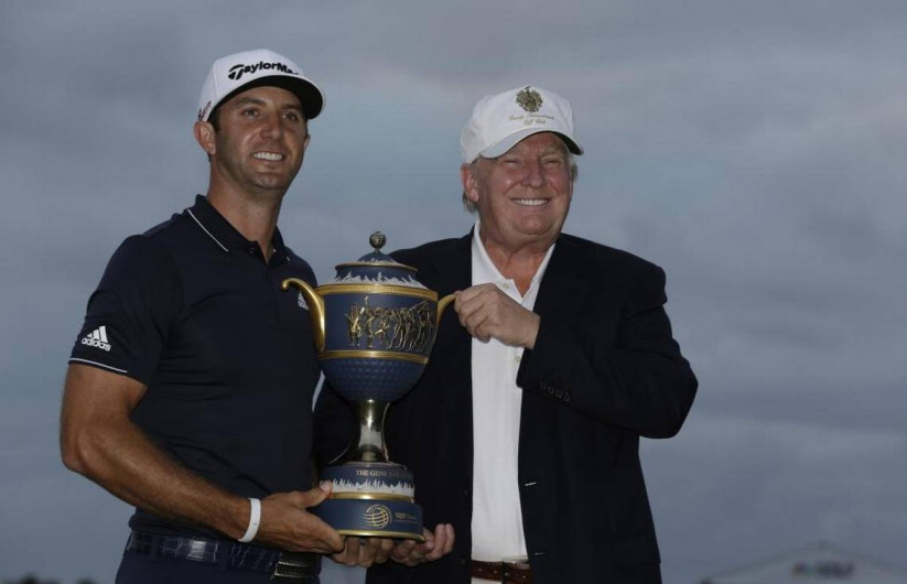 El presidente Donald Trump felicitó al campeón del WGC México, Dustin Johnson