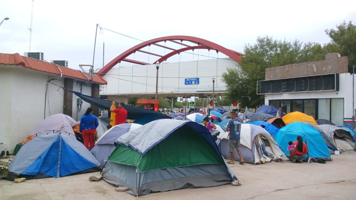 Protección Civil municipal no interviene en el campamento de migrantes del Puente Nuevo