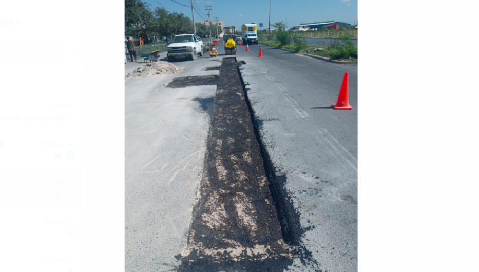 Repuso pavimento COMAPA tras rehabilitación de drenaje