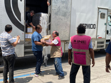 Llegan boletas electorales a Nuevo Laredo