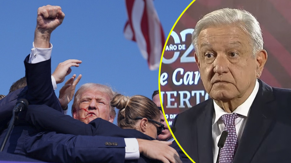 Atentado contra Trump es reprobable: AMLO