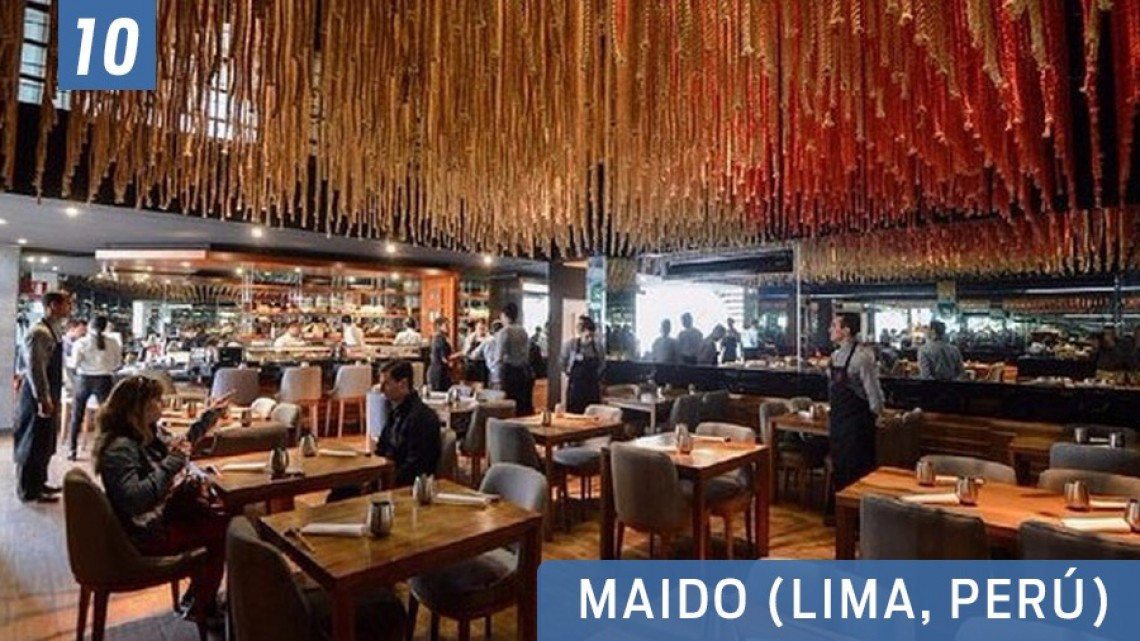 Estos son los 10 mejores restaurantes en todo el mundo