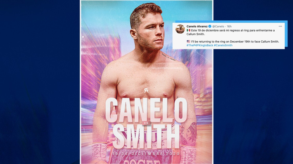 Saúl "Canelo" Álvarez  ya tiene fecha y rival para su regreso al ring 