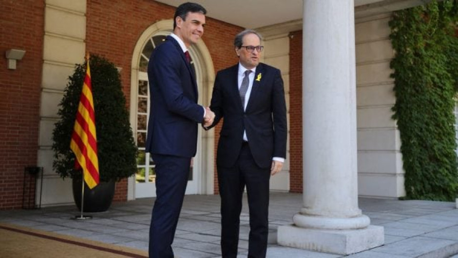 Presidente de España y líder catalán liman asperezas