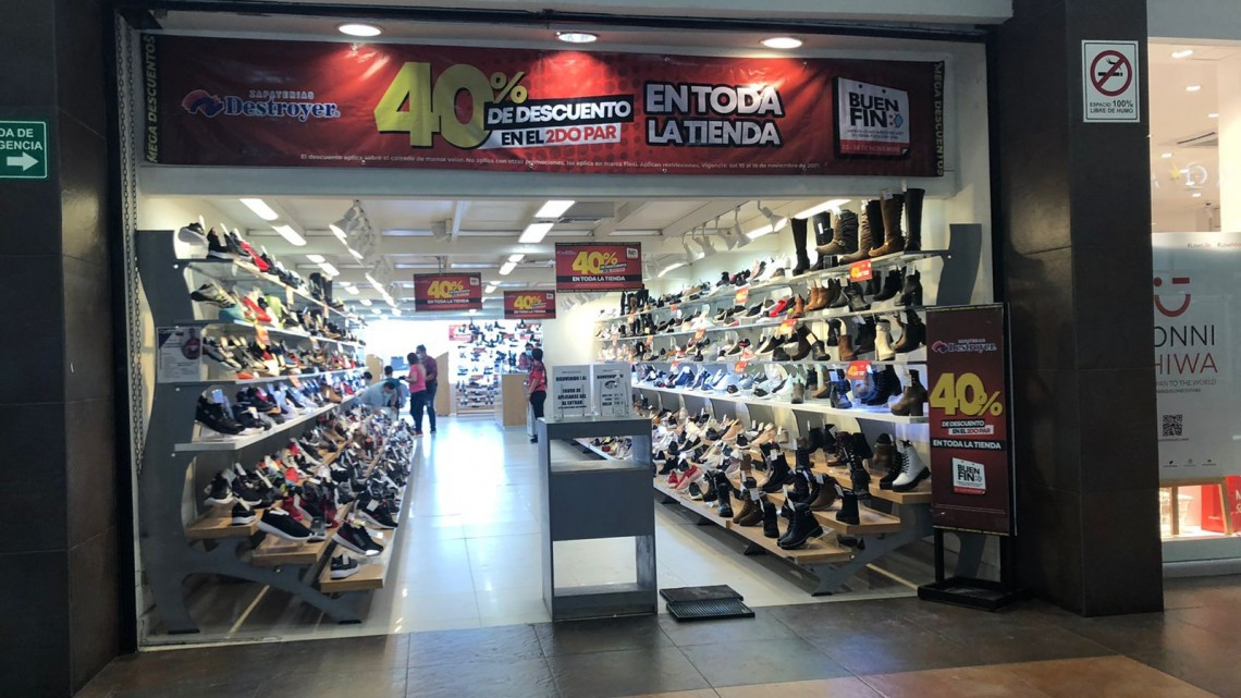 Poca afluencia de personas se registró en el primer día del Buen Fin en Nuevo Laredo 