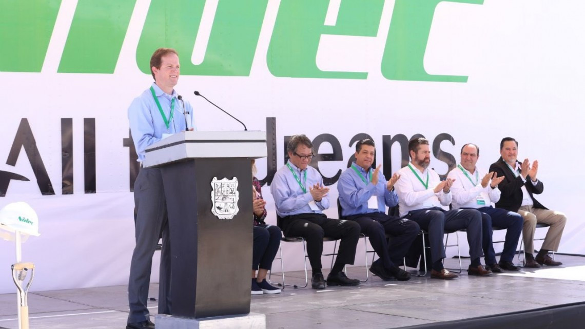 NIDEC coloca primera piedra de su segunda planta en Reynosa