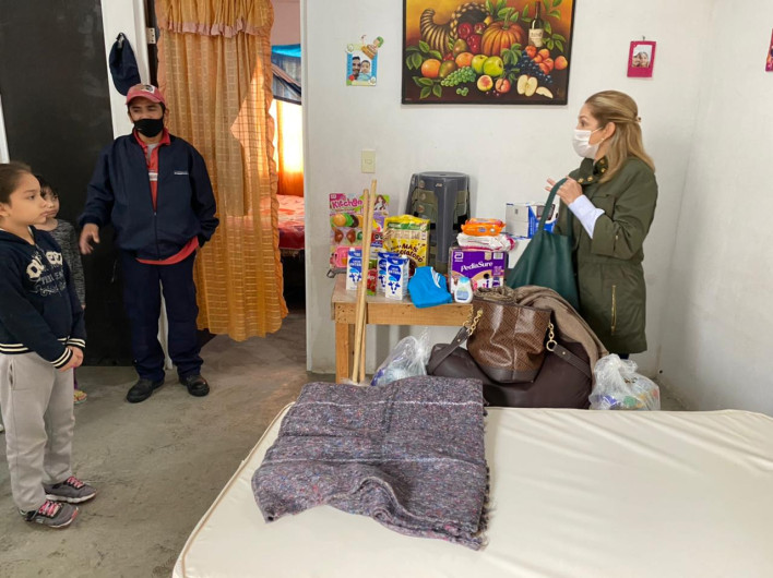 DIF Reynosa apoya a familia de la Colonia Villas de Loma Real