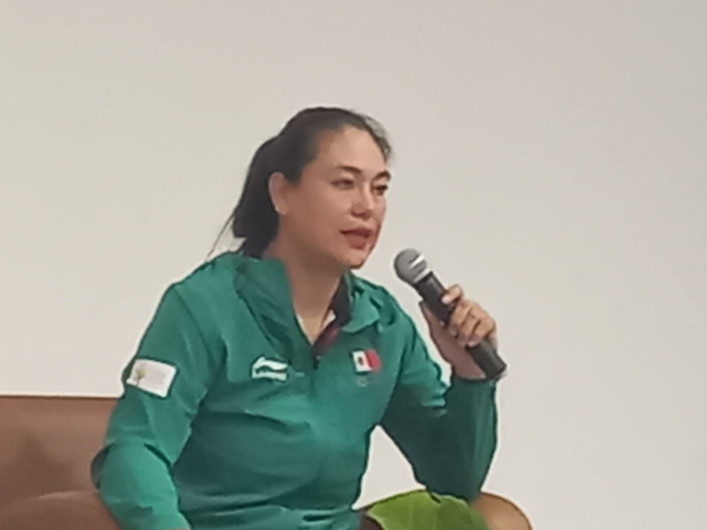 Imparte conferencia la boxeadora tamaulipeca Ana Salas, seleccionada nacional y ejemplo de vida