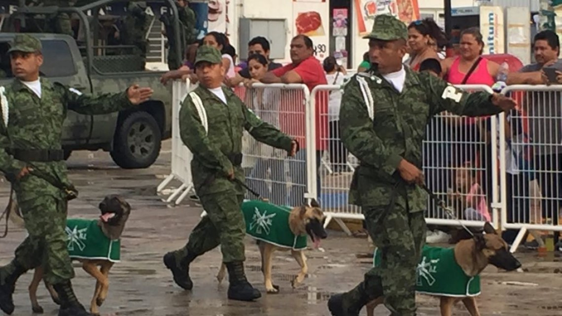 Transcurre sin novedad el desfile cívico militar en Altamira.