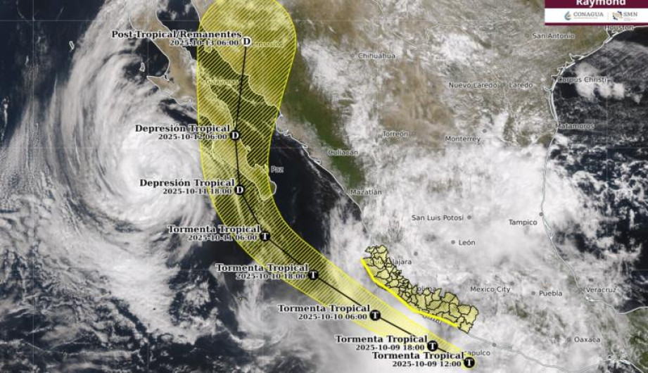 Guerrero en alerta: se forma la tormeta tropical ‘Raymond’ 